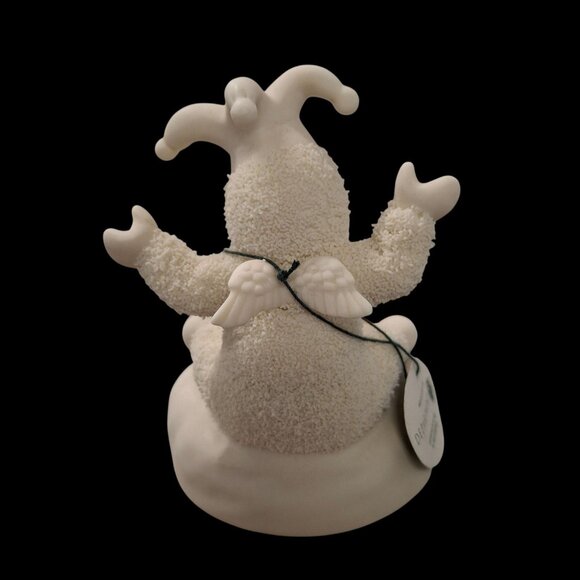 Department 56 Snowbabies Figurine With Jack-In-The-Box Clown In White Porcelain - Picture 3 of 7